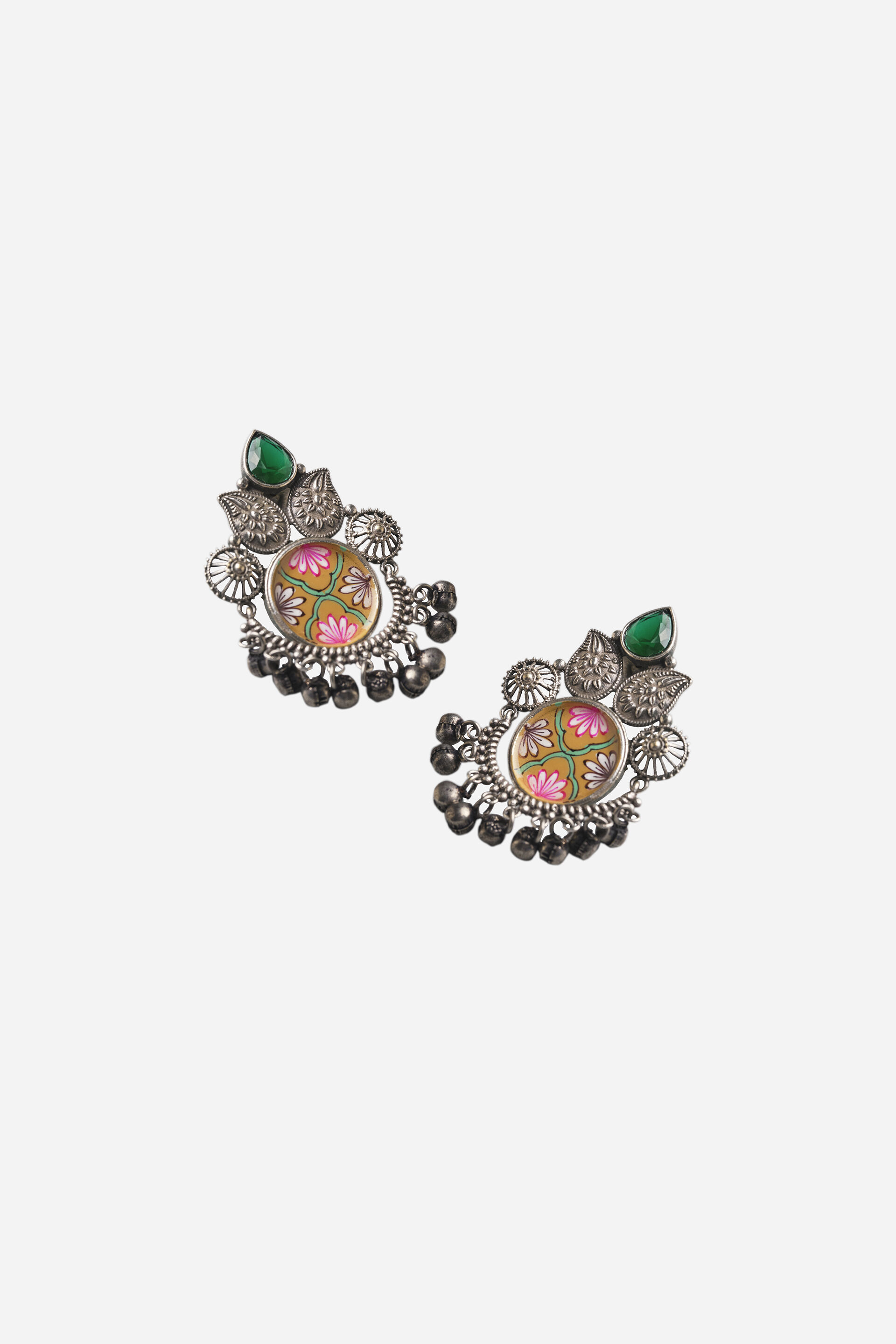 Artsy Ghungroo Earrings, , image 2